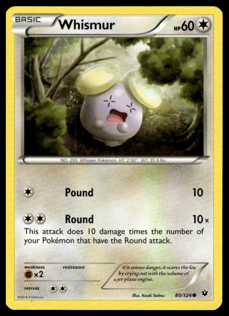 XY - Fates Collide #80/124 Whismur