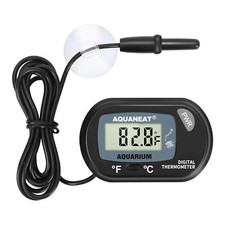 1 Pack Aquarium Reptile Thermometer Fish Tank Digital Thermometer Terrarium Wate