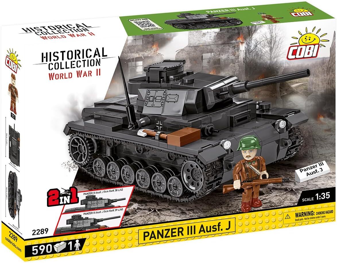 Cobi - World War II - Panzer III Ausf. J 590 pcs | eBay