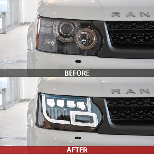 Pair Headlight Assembly For Land Rover Range Rover Sport 2010-2013 Plug and play - Bild 7 von 9