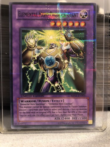 Yugioh - Elemental Hero Thunder Giant - TLM-EN036 - Ultimate Rare - 1st Edition - Euro Print - wasn't the biggest fan of this guy at first but seeing the foiling up