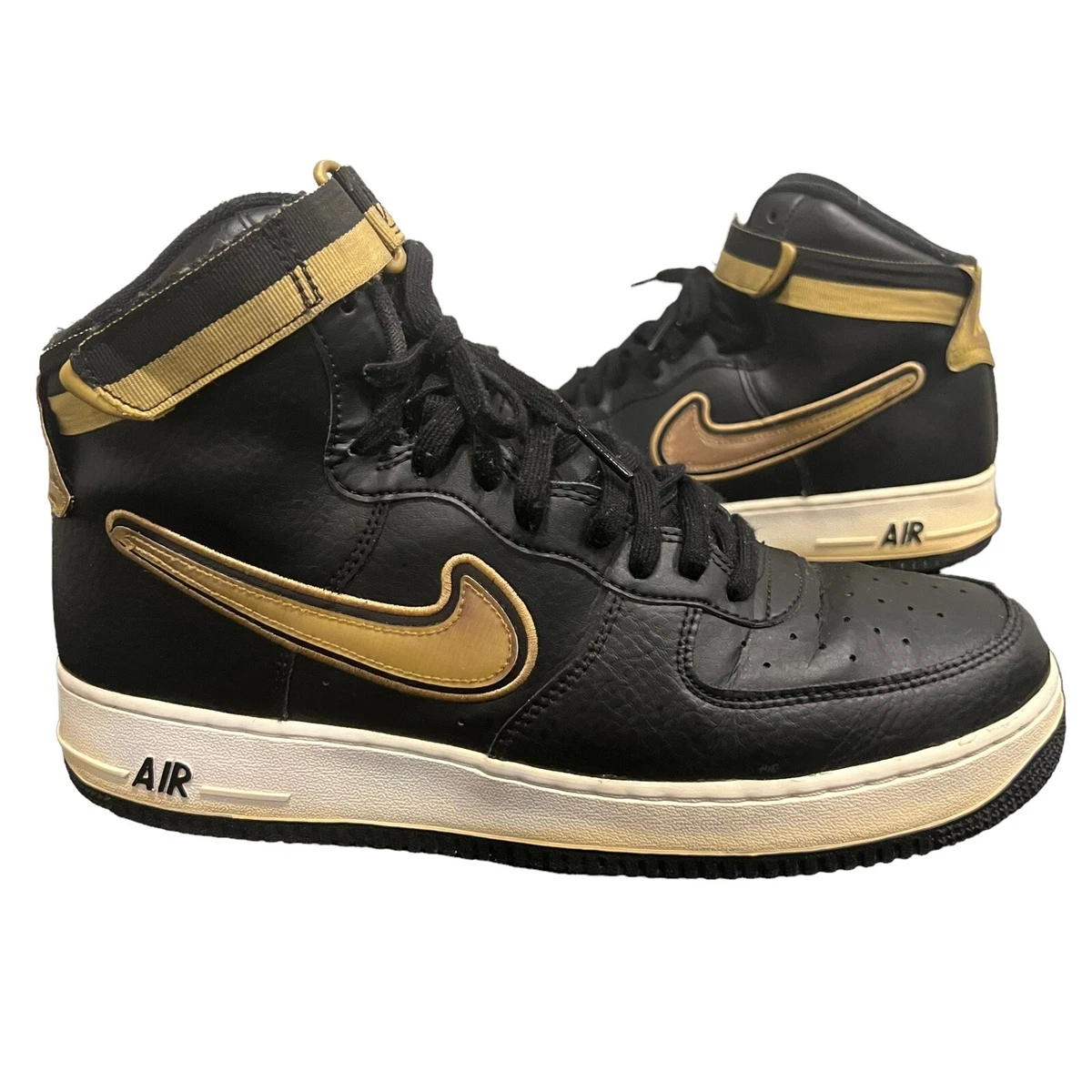 BUY Nike Air Force 1 High NBA Black Metallic Gold