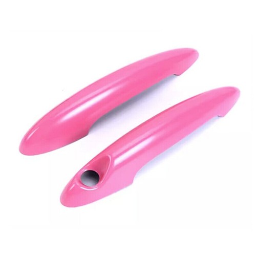 For MINI Cooper R50 R53 R55 R56 R57 R58 R60 Door Handle Cover Trim Pink - Picture 6 of 7