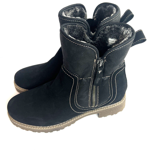 NEW G. H. Bass Co Black Leather Chelsea Boots Women Size 9 M - Picture 5 of 12
