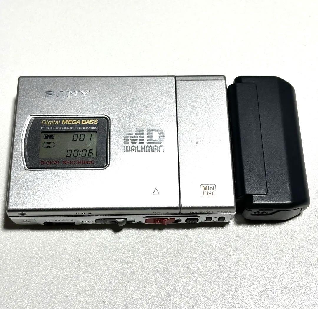 SONY MD WALKMAN MDプレイヤー✨MZ-R5ST SONY MZ-R5ST MD Walkman Portable Minidisc Recorder from