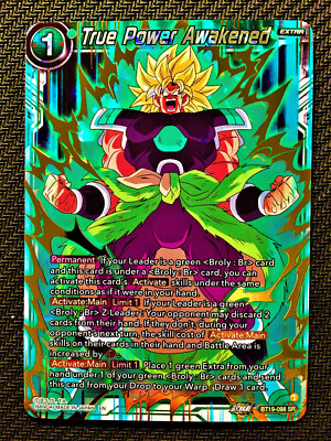 Dragon Ball Super Card-Broly, True Power Awakened-Fighter Ambition-BT19-098-holo
