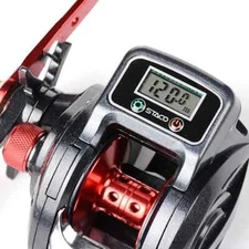 New 6.3:1 13+1BB Fishing Reel Low Profile Line Counter Fishing Tackle Gear Reels