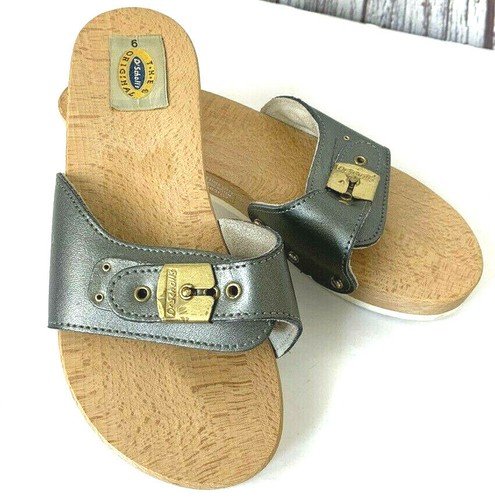 doctor scholls wooden sandals