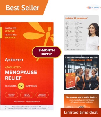 Menopause Relief Gummies Herbal 1.6oz Multi-Symptom Support 3  Supply