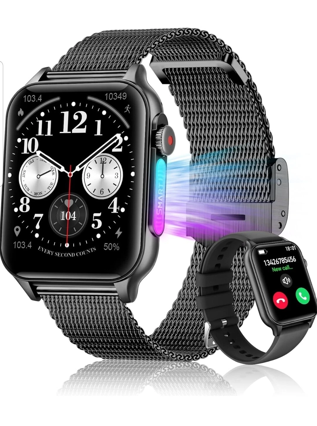 Smart Watch for Men Android Phones, Fitness Tracker Smartwatch Answer/Make Call