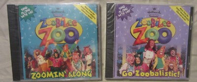 Two New ZooBiLee Zoo CD's ''Go Zoobalistic'' & ''Zoomin' Along'' Sealed In Package