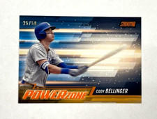 Cody Bellinger 2018 Topps Stadium Club Power Zone Orange 25/50 #PZ-CB Dodgers