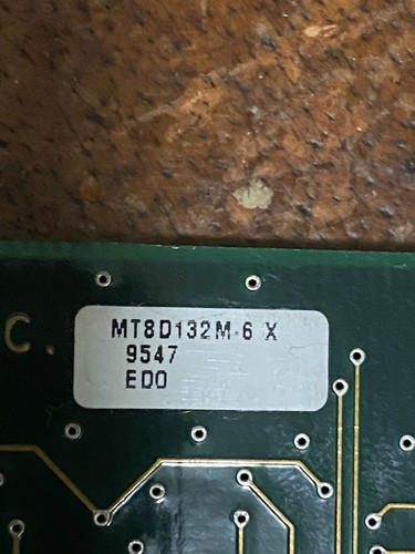 vintage Micron MT8D132M-6X EDO 5v 72 pin memory - Picture 5 of 5