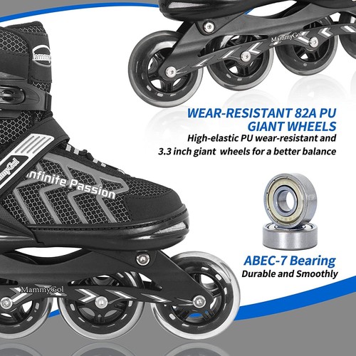 Inline Hockey Skates for Men and Women, High Performance Blade Roller Skates - Picture 5 of 7