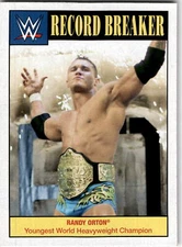 2016 Topps WWE Heritage #7 Randy Orton Record Breakers