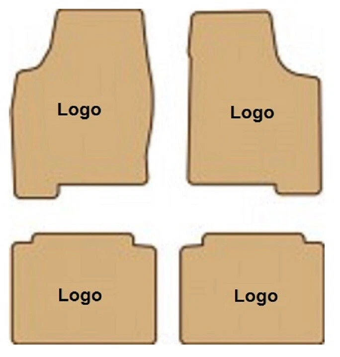 Lloyd Mats Classic Loop 1955-1957 Chevrolet Bel Air Crest 4pc Logo Floor Mats - Изображение 4 из 4