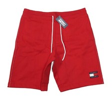 Tommy Hilfiger Jeans Men's Red Box Logo Fleece Sweat Shorts