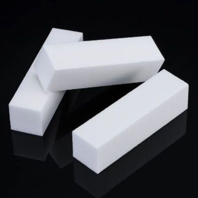 Nail Buffer Block Schleiffeile Acryl Kunst Polierblock waschbar Nagelfeilen UK