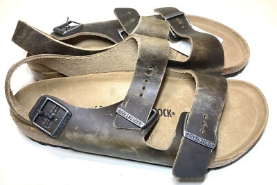 Birkenstock Milano BS Faded Khaki Sandal Men display picture 2