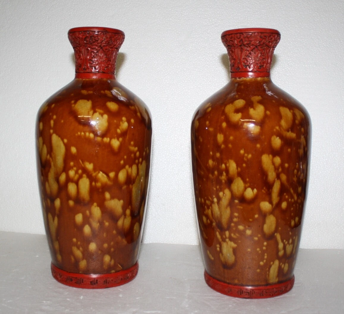 中国雕漆花瓶| eBay