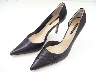 TONY BIANCO SHOES LADIES POINTED LEATHER DRESS WORK FORMAL 8.5 ESSO BLACK TURIN