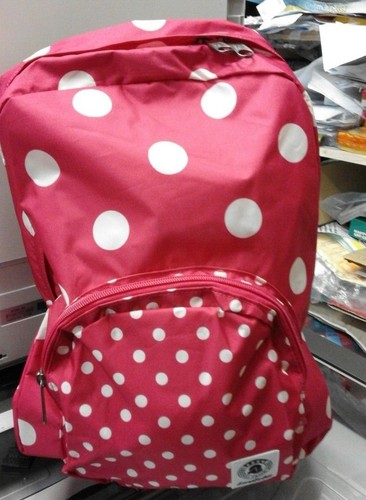 Zainetto Invicta ripiegabile magenta fantasia pois | eBay