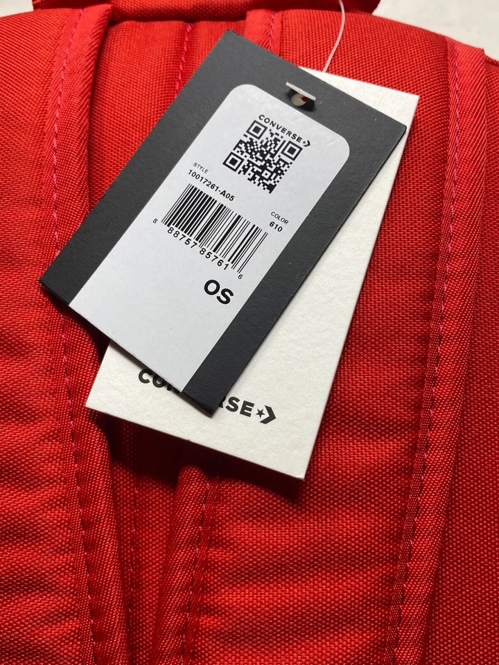 Mochila Converse Go2 Naranja Unisex Laptop Bolsillo Cremallera 10017261-A05 Foto 4 de 4