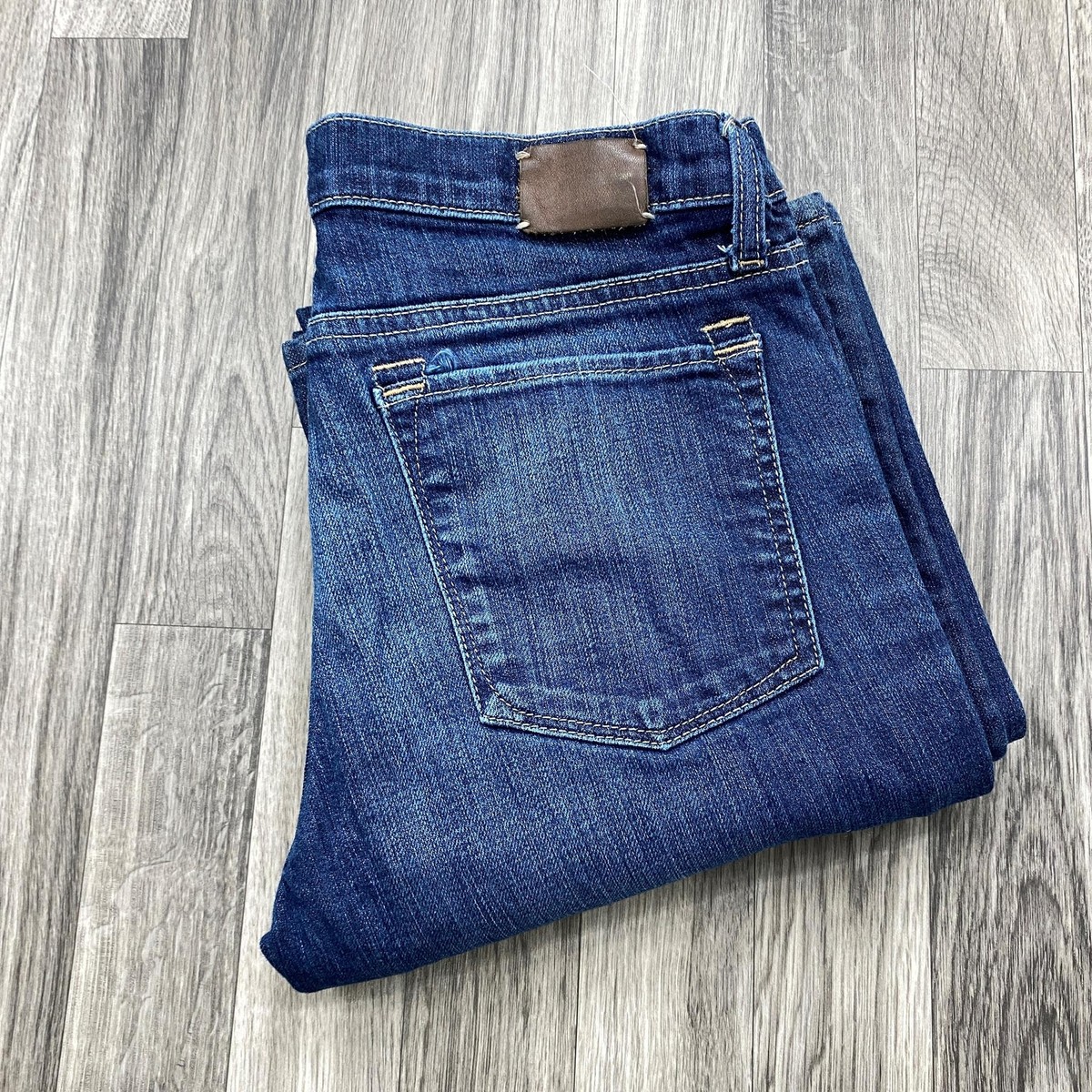 BANANA REPUBLIC Boot Cut Low Rise Dark Wash Blue Denim Jeans