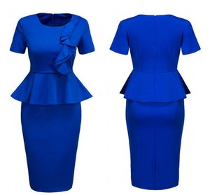 peplum work dress