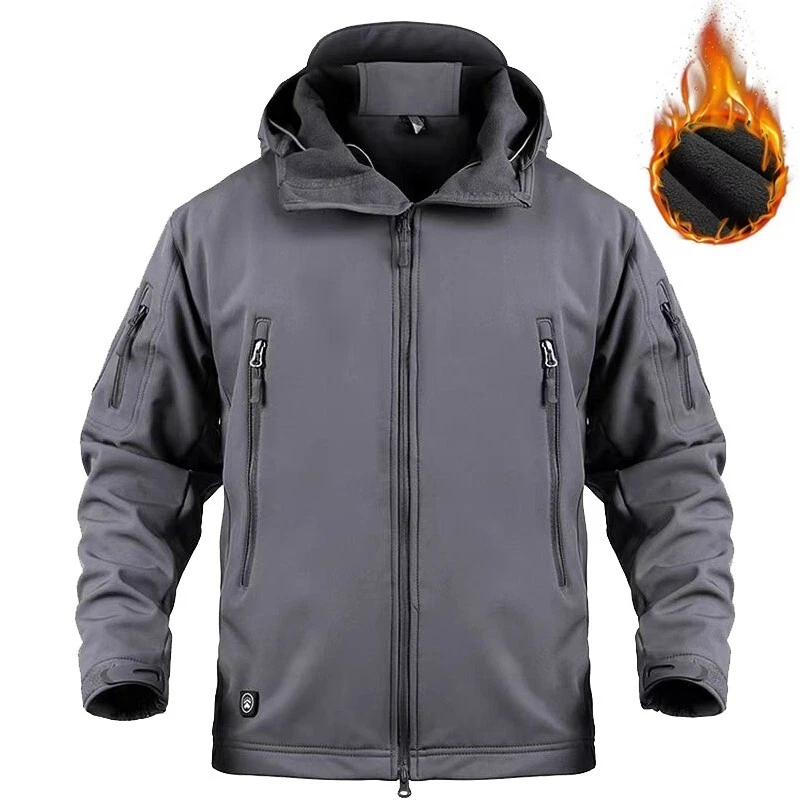 Chaqueta de invierno impermeable para hombre Abrigo de invierno cálido Esquí al aire libre Nieve Chaqueta con capucha Foto 4 de 4