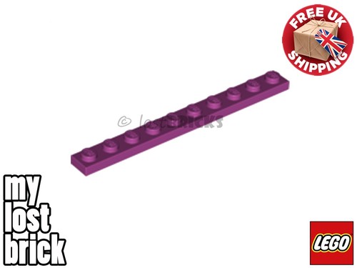 LEGO - Part 4477 - Plates 1x10 + NEW + SELECT COLOUR / QUANTITY + - Picture 16 of 26