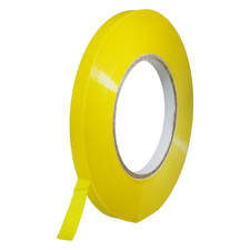 1 Roll Yellow Poly Bag Sealing Tape: 3/8 in. wide x 180 yds. length