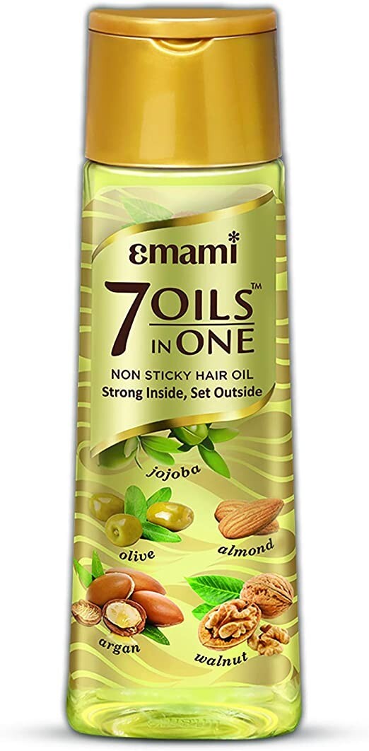 Emami 7 aceites en uno control de daños aceite para el cabello ayuda con el peinado 100 ml