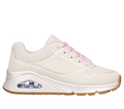 Skechers Girls Street Uno Gen1 - Cool Heels - Pink / UK2 EU33
