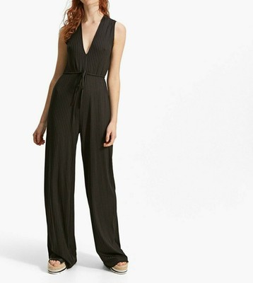 stradivarius jumpsuit black