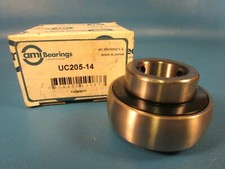 AMI, ASAHI UC205-14 Ball Bearing Insert, Setscrew Locking Collar, Double Sealed