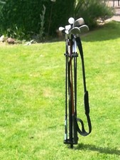 Golfbag&nbsp; Schl&auml;gertragegestell, statt Trolley, golfen mit leichtem Gep&auml;ck