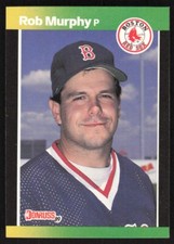 1989 Donruss Baseball's Best Rob Murphy #196 Boston Red Sox