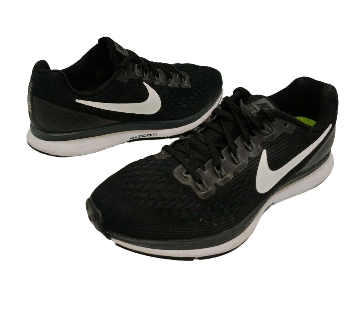 zone De stad stoel Nike Womens Air Zoom Pegasus 34 Black White Running Shoes Size 7.5 UK 5  38.5 EU | eBay