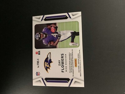 Zay flowers, 2023 Panini certified RPA 3/30 | eBay