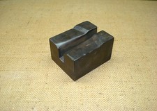 VTG SWAGE SLITTED BLOCK TINSMITH BLACKSMITH SHAPING FORM RAILROAD TOOL IR5 7041