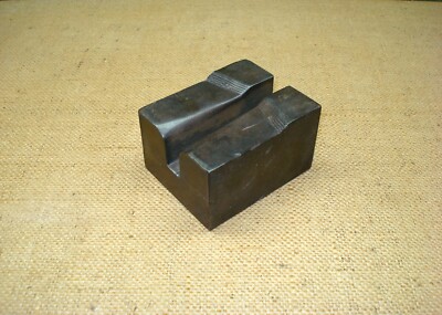 VTG SWAGE SLITTED BLOCK TINSMITH BLACKSMITH SHAPING FORM RAILROAD TOOL IR5 7041