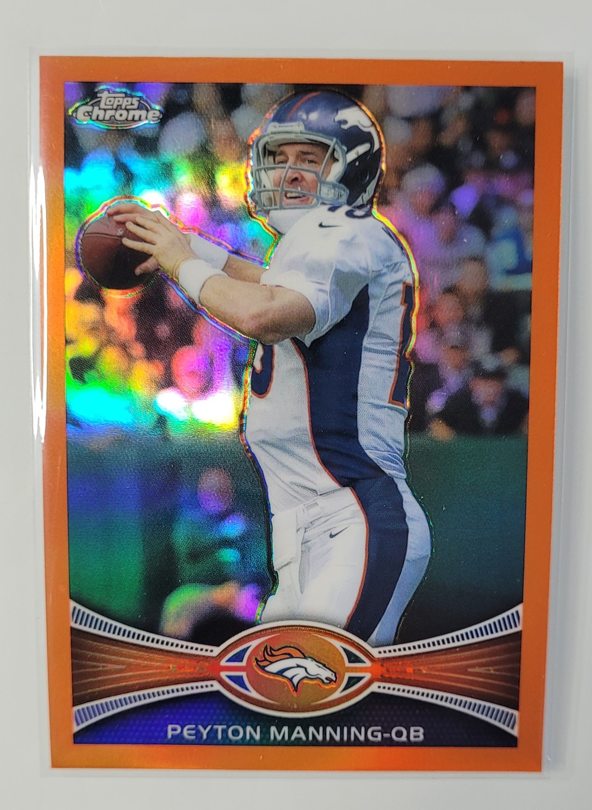 2012 Topps Chrome #161 Peyton Manning Orange Refractors