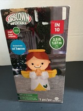 Gemmy Airblown Lighted 3.5' Little Angel Christmas Holiday Indoor/Outdoor Decor