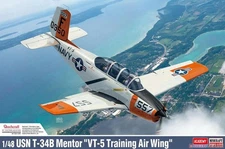ACADEMY AC12361 1/48 Scale USN T-34B Mentor `VT-5 Training Air Wing`   Model Kit
