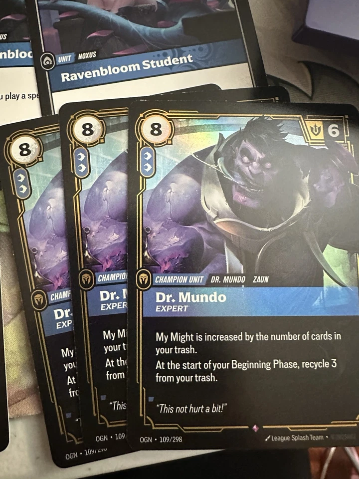 Teemo Riftbound TCG Deck | Tournament Ready |Champion Deck Dr Mundo Stacked Deck - Image 4 of 4