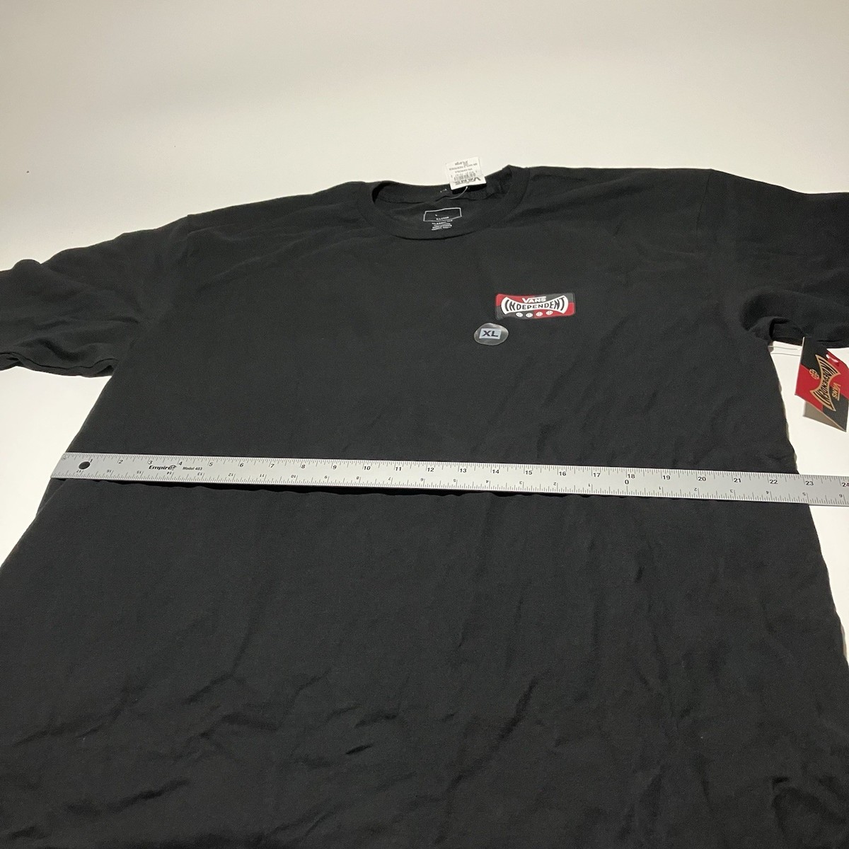 Vans x Independent Trucks Shirt Iron Cross Mens Size XL Black
