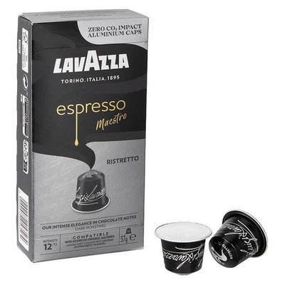 LAVAZZA Espresso Maestro Ristretto Kaffeekapseln, Arabica- und Robustabohnen...