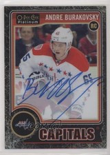 2014 O-Pee-Chee Platinum Rookie Black Ice 13/99 Andre Burakovsky #RA-21 Auto 1u6