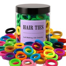 500 Pcs Baby Hair Ties for Toddlers and Girls, Soft Elastic Ponytail Holders,...